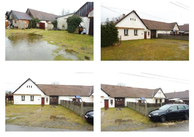 DRAŽBA 1377/22 - Podíl 1/12 rodinného domu v obci Cep, okres Jindřichův Hradec